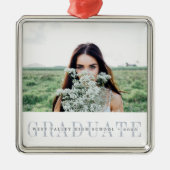 Ornement En Métal Bande simple | Photo de diplôme (Devant)