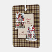 Ornement En Métal Bannockbane Original Scottish Tartan Christmas (Avant gauche)