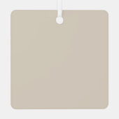 Ornement En Métal Bannockbane Original Scottish Tartan Christmas (Verso)