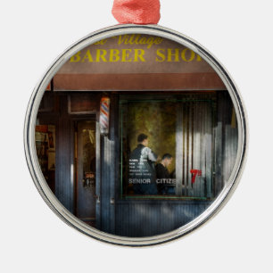 Ornement En Métal Barber - NY - Salon de coiffure du West Village
