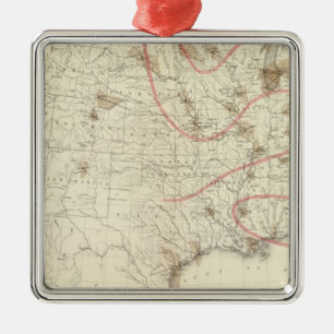 Ornement En Métal Baromètre des USA