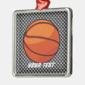 Ornement En Métal Basket-ball de regard de fibre de carbone (Gauche)