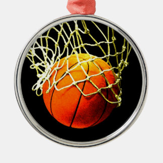 Ornement En Métal Basket-ball I Love