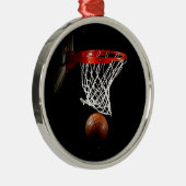 Ornement En Métal Basket-ball Sport Motivation Inspiration (Droite)