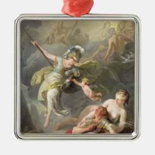Ornement En Métal Bataille entre Minerva et Mars, 1771
