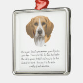 Ornement En Métal Beagle keepsake (Gauche)