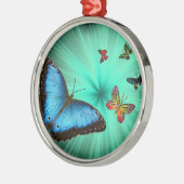 Ornement En Métal Beau voyage de papillon (Gauche)