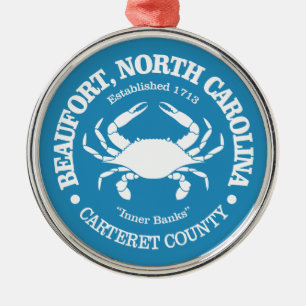 Ornement En Métal Beaufort NC (crabe)