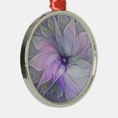 Ornement En Métal Beauté étonnante Fleur d'art Abstrait fractal mode (Droite)