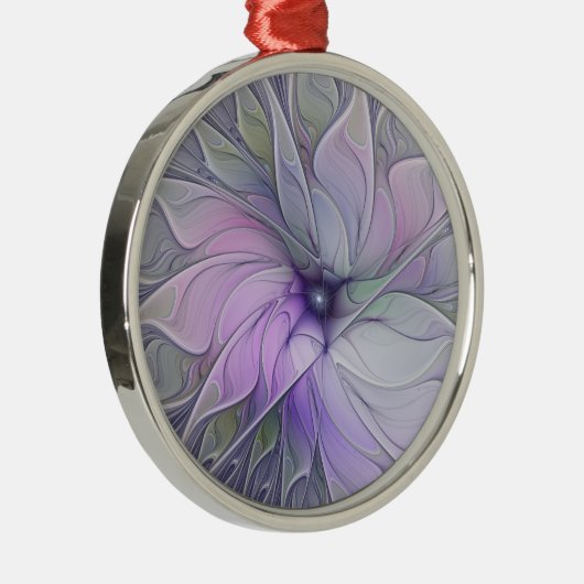 Ornement En Métal Beauté étonnante Fleur d'art Abstrait fractal mode (Droite)