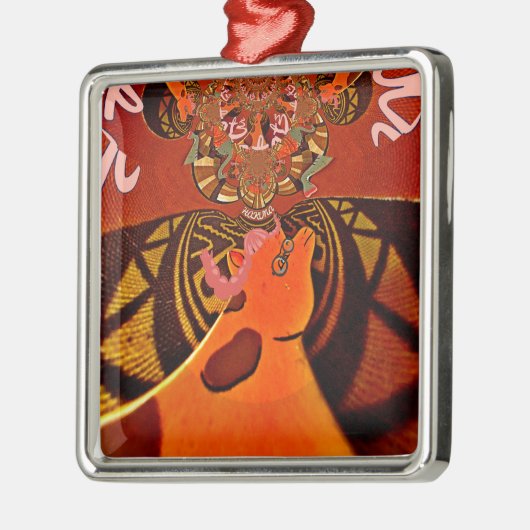 Ornement En Métal Beautiful Amazing Giraffe love safari (Gauche)