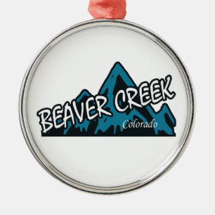 Ornement En Métal Beaver Creek Montagnes du Colorado