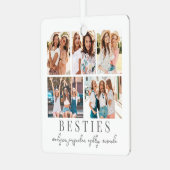 Ornement En Métal Best Friends Photo Noël (Avant gauche)