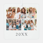 Ornement En Métal Best Friends Photo Noël (Verso)