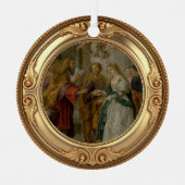 Ornement En Métal Betrothal of Mary and Joseph Advent Jesse Tree (Recto)