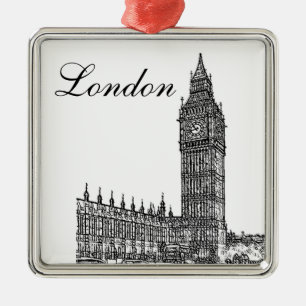 Ornement En Métal Big Ben