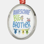 Ornement En Métal Big Brother 2024 (Gauche)