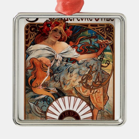 Ornement En Métal Biscuits Lefevre-Utile (Devant)