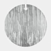 Ornement En Métal Bleu de verre d'Aqua (Verso)