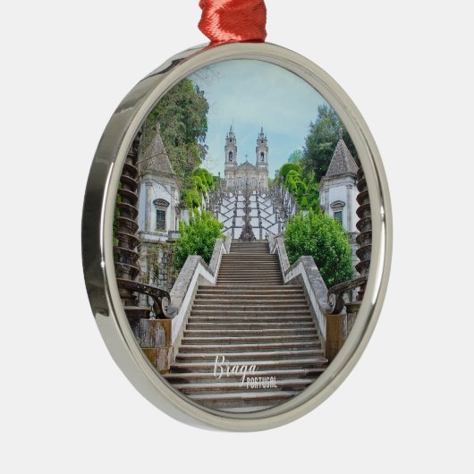 Ornement En Métal Bom Jesus Sanctuaire catholique photo, Braga, Port (Droite)