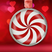 Ornement En Métal Bonbon de menthe douce