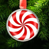 Ornement En Métal Bonbon de menthe douce