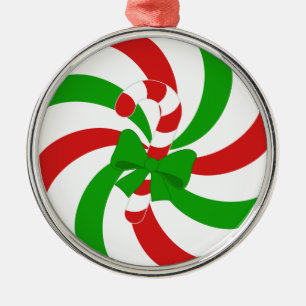 Ornement En Métal bonbons de Noël