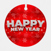 Ornement En Métal Bonne année (Recto)