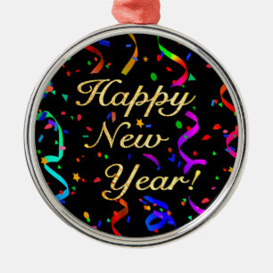 Ornement En Métal "Bonne année ! "