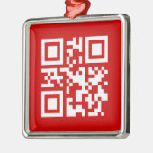 Ornement En Métal Bonne année ! — Code QR (Gauche)