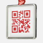 Ornement En Métal Bonne année ! — Code QR (Gauche)