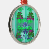 Ornement En Métal Bonne Saint Patrick's Day Hakuna Matata Art Print (Droite)