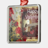 Ornement En Métal Bonne Saint Valentin Tunes dans mon coeur (Gauche)