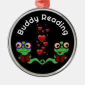Ornement En Métal Bookworms Buddy Lecture (Devant)