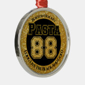 Ornement En Métal Boston Hockey Pasta 88 (Droite)