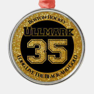 Ornement En Métal Boston Hockey Ullmark 35