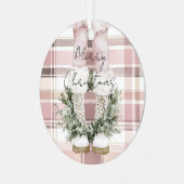 Ornement En Métal Bottes Chic Noir Rose (Avant gauche)