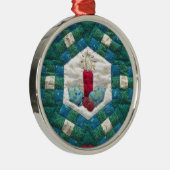 Ornement En Métal Bougie dorée (Droite)