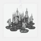 Ornement En Métal Bougies (Recto)