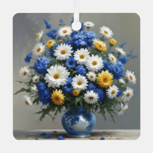 Ornement En Métal Bouquet de fleurs Elégante aquarelle