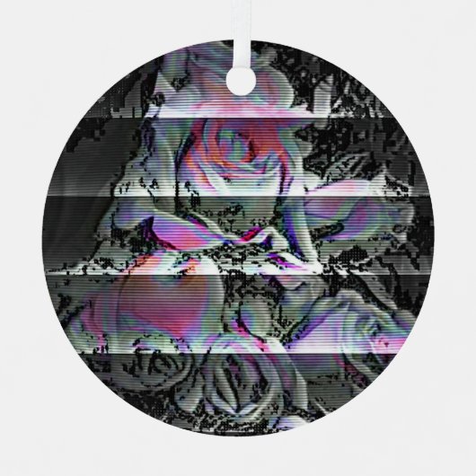 Ornement En Métal Bouquet Techno (Recto)