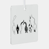 Ornement En Métal Boutons de chat (Avant droite)