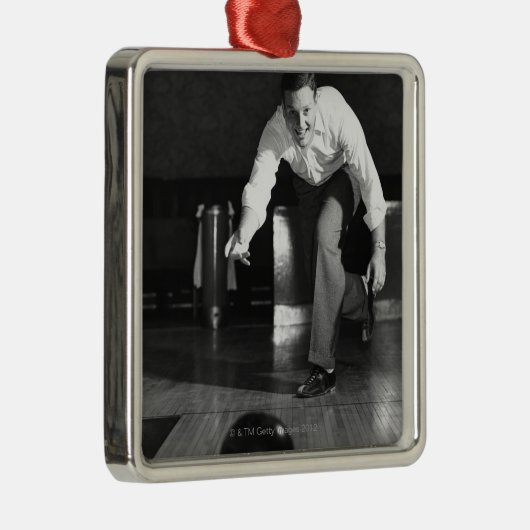 Ornement En Métal Bowling d'homme (Droite)