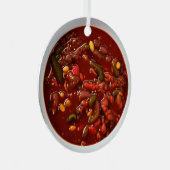 Ornement En Métal Brrr C'est un Noël chili | Jeu de nourriture amusa (Avant droite)