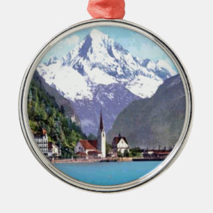 Ornement En Métal Brunnen, luzerne de lac