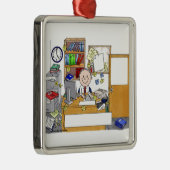 Ornement En Métal Bureau - Messy, Homme (Droite)