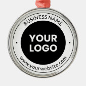 Ornement En Métal Business Name & Website ou Slogan, Merci Etc. (Devant)