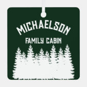 Ornement En Métal Cabine de famille (Recto)