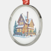 Ornement En Métal Cabine de journal Noël (Gauche)