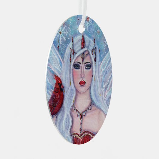 Ornement En Métal Cadeau de Noël Fairy By Renee Lavoie (Avant droite)